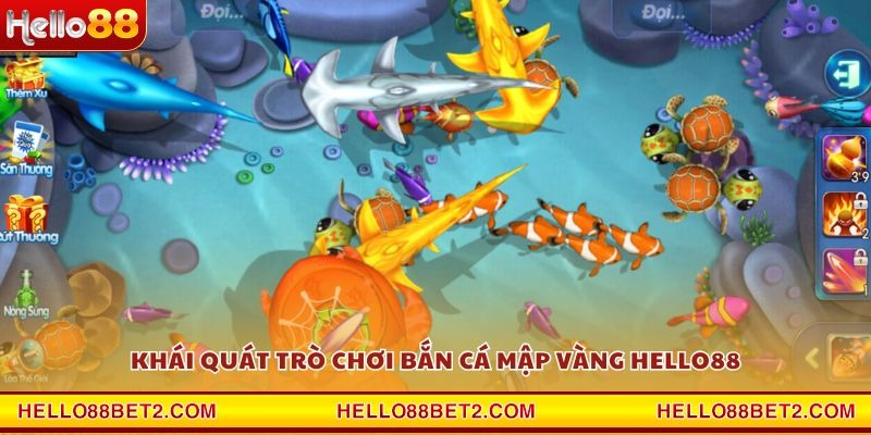 Bắn cá Mập Vàng Hello88 - Thế giới đại dương đầy phần thưởng - ZIBET