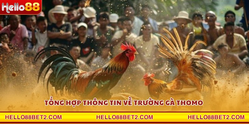 Đá gà trường Thomo Hello88 - Cảm giác chân thực từng pha đấu - Hello88 - ZIBET